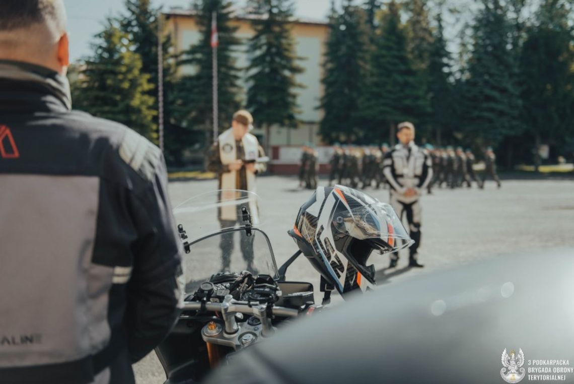 Terytorialsi z Podkarpacia wzięli udział w Motocyklowym Rajdzie Weterana