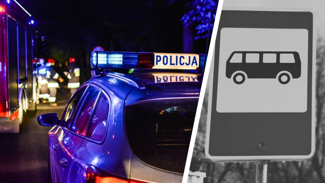 Tragiczne zdarzenie na przystanku w Krasnej. Nie żyje 50-letni mężczyzna