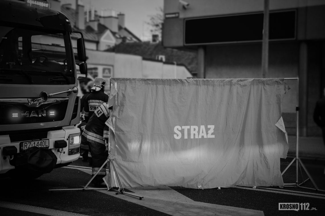 Tragiczny finał wypadku w Krośnie. Zmarł 83-letni rowerzysta