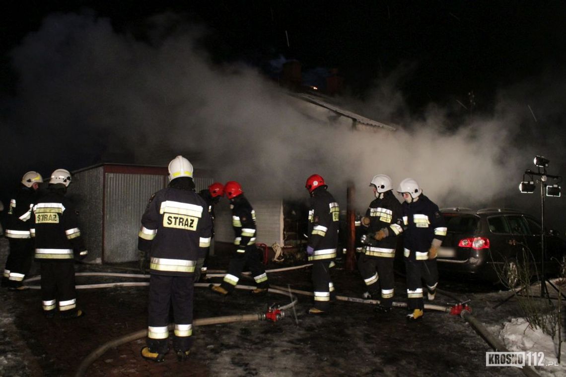 Tragiczny pożar w Rymanowie. Były czujniki w palącym się domu