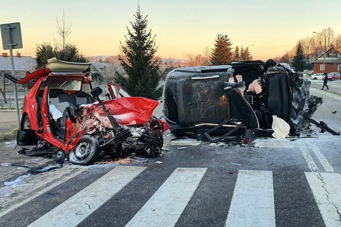 Tragiczny wypadek samochodowy tuż przy remizie OSP Blizne [AKTUALIZACJA]