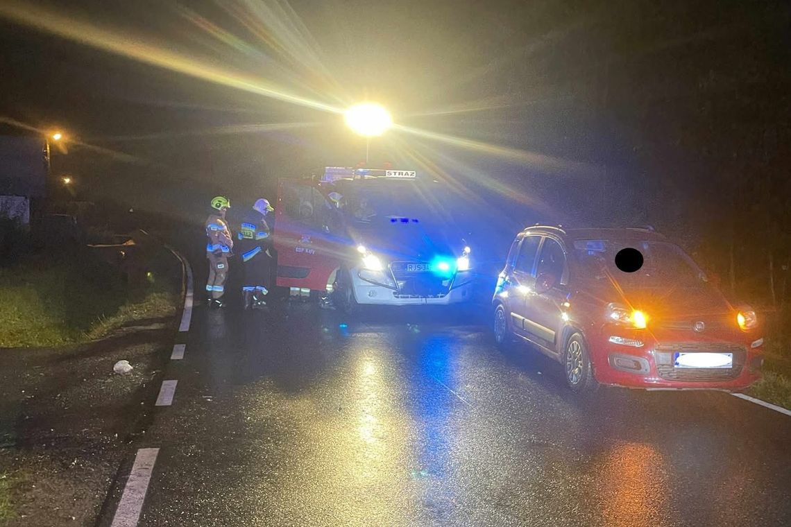 Tragiczny wypadek w Kątach. Poszkodowany mężczyzna zmarł w szpitalu