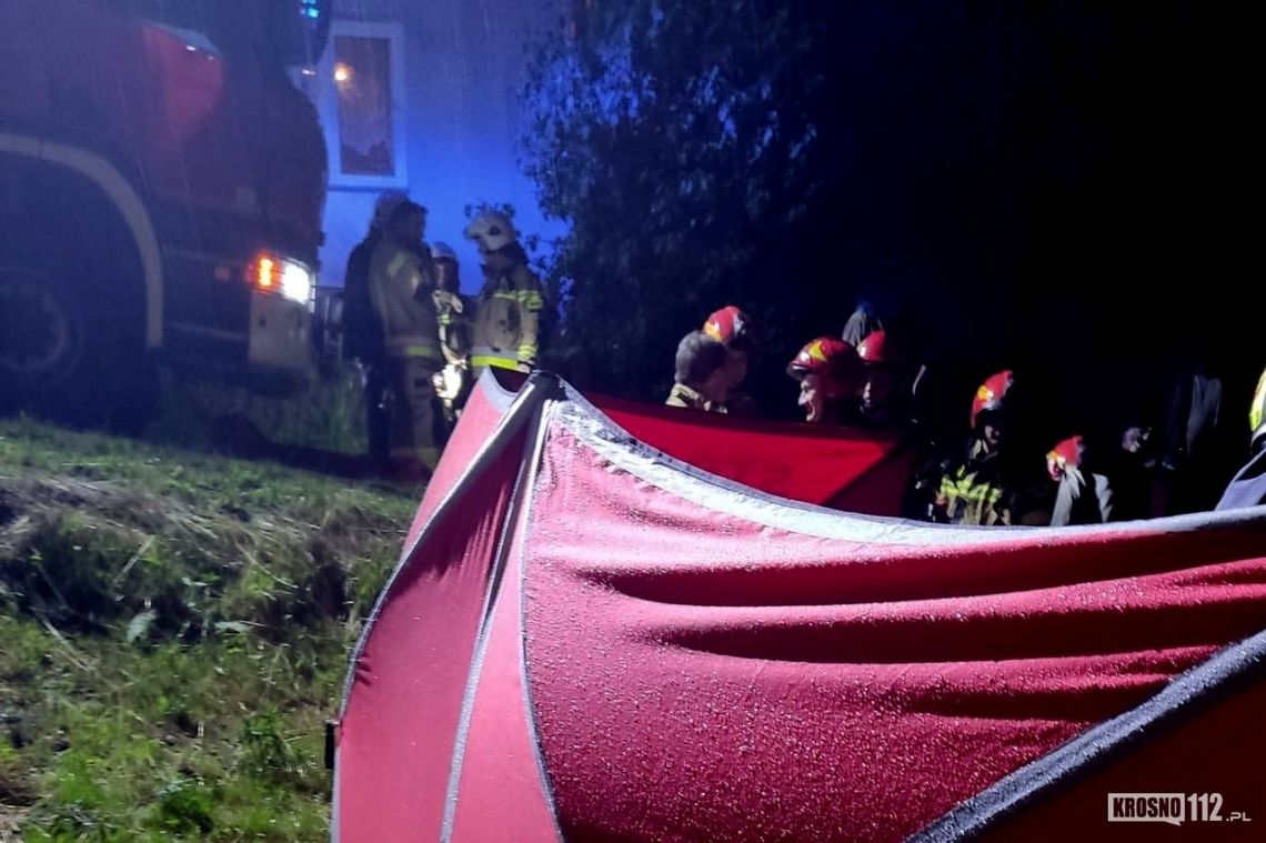 Traktor przygniótł mężczyznę. Śmierć 54-letniego pasażera, 31-letni kierowca pijany