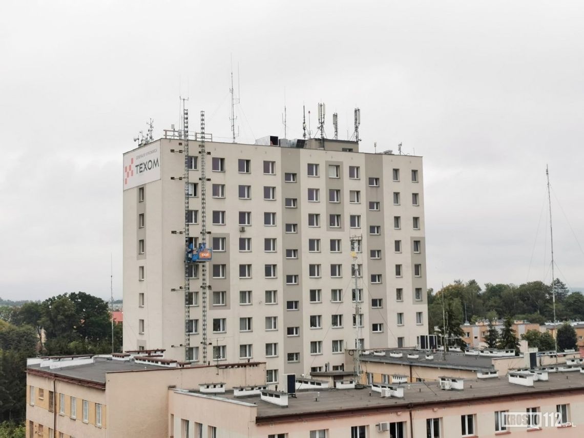Trwa remont komendy policji w Krośnie. Wykonano już część prac