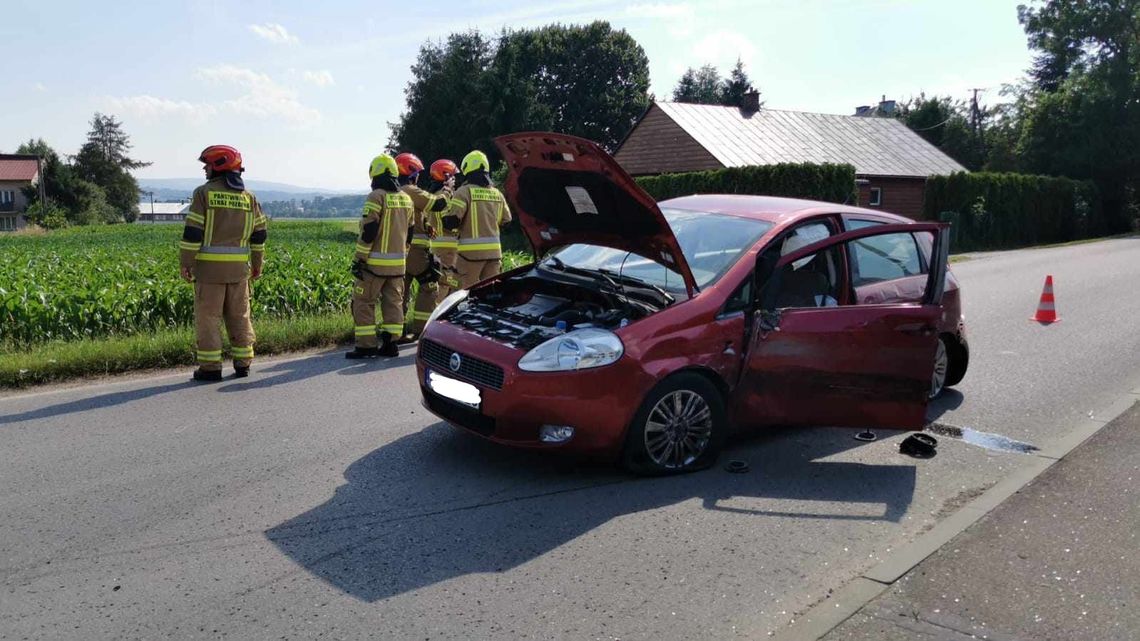 Dramatyczny wypadek na drodze gminnej pomiędzy Haczowem, a Trześniowem