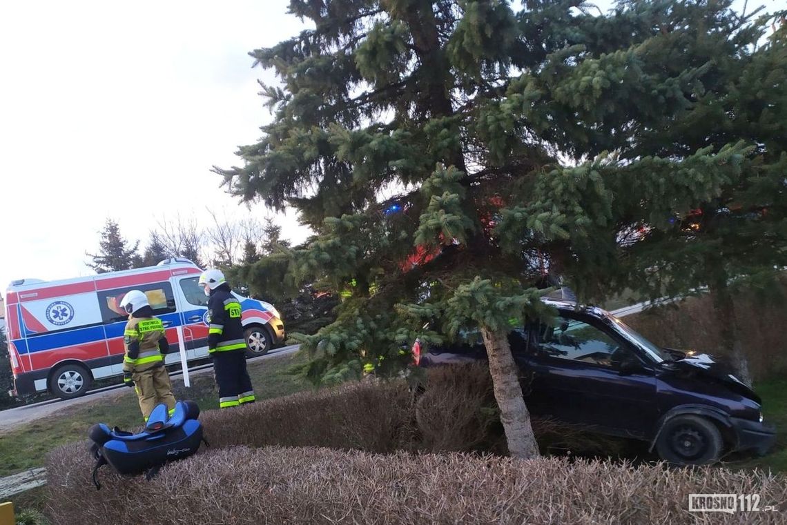 Trzy osoby w szpitalu, po tym jak kierująca zasnęła za kierownicą
