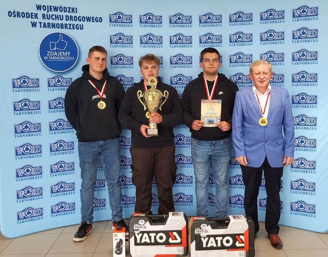 Uczniowie z Iwonicza wygrali wojewódzki turniej motoryzacyjny