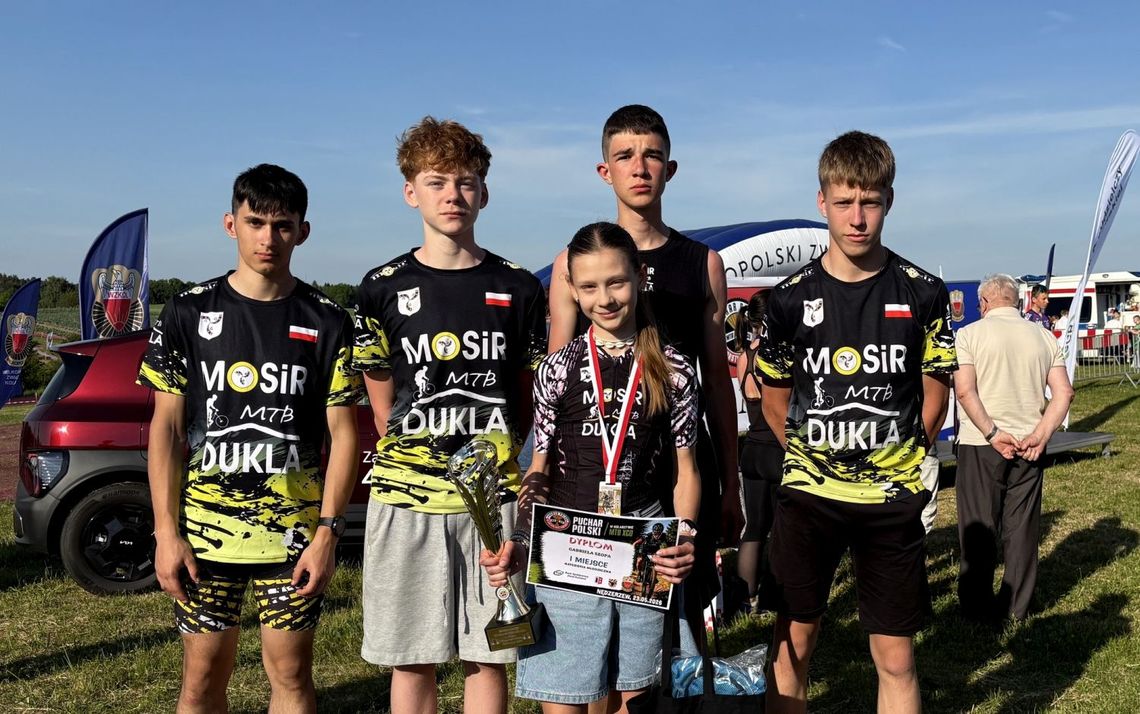 Udany start zawodników MTB MOSiR Dukla. Zwycięstwo Gabrieli Szopy