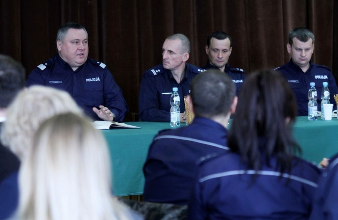 Uroczysta odprawa podsumowująca rok w KMP Krosno