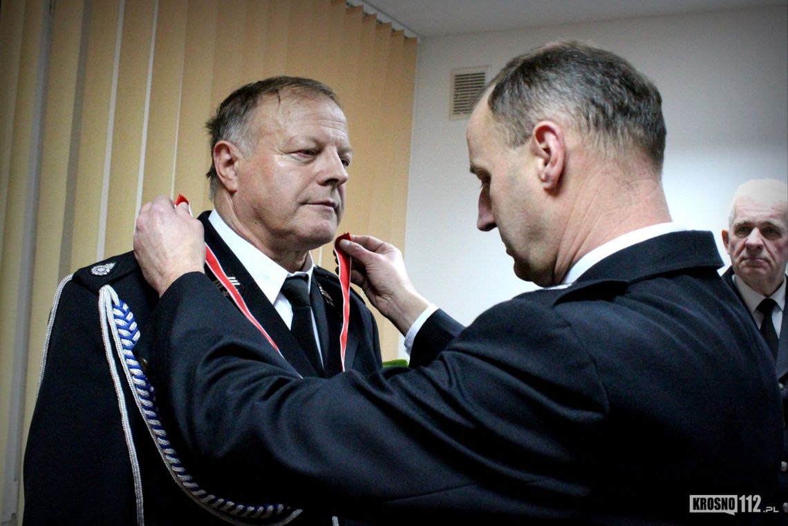 Uroczyste posiedzenie Zarządu Oddziału Powiatowego ZOSP RP w Krośnie