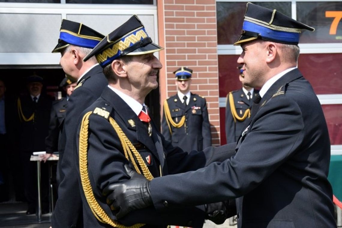 Uroczyste przekazanie obowiązków podkarpackiego komendanta wojewódzkiego PSP