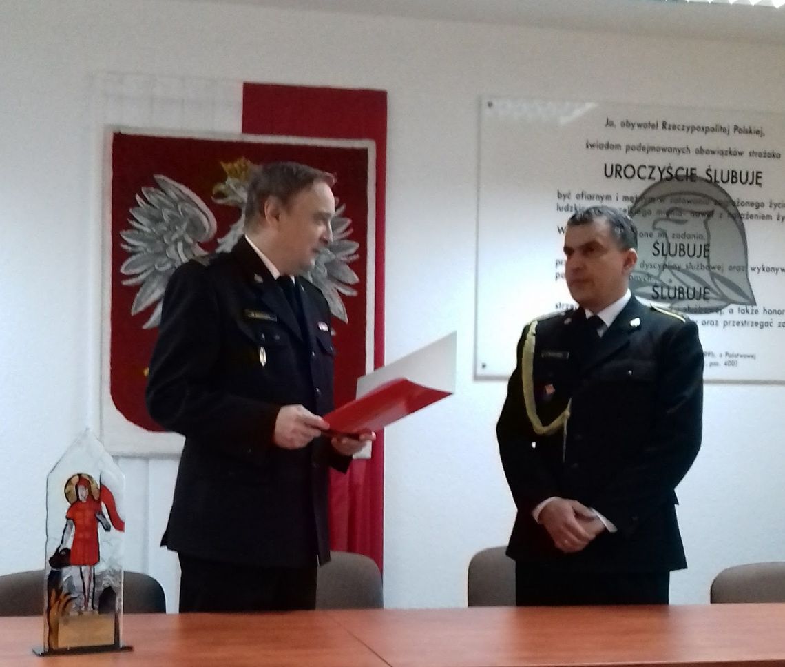 Uroczystość pożegnania asp. sztab. Jana Dudzińskiego