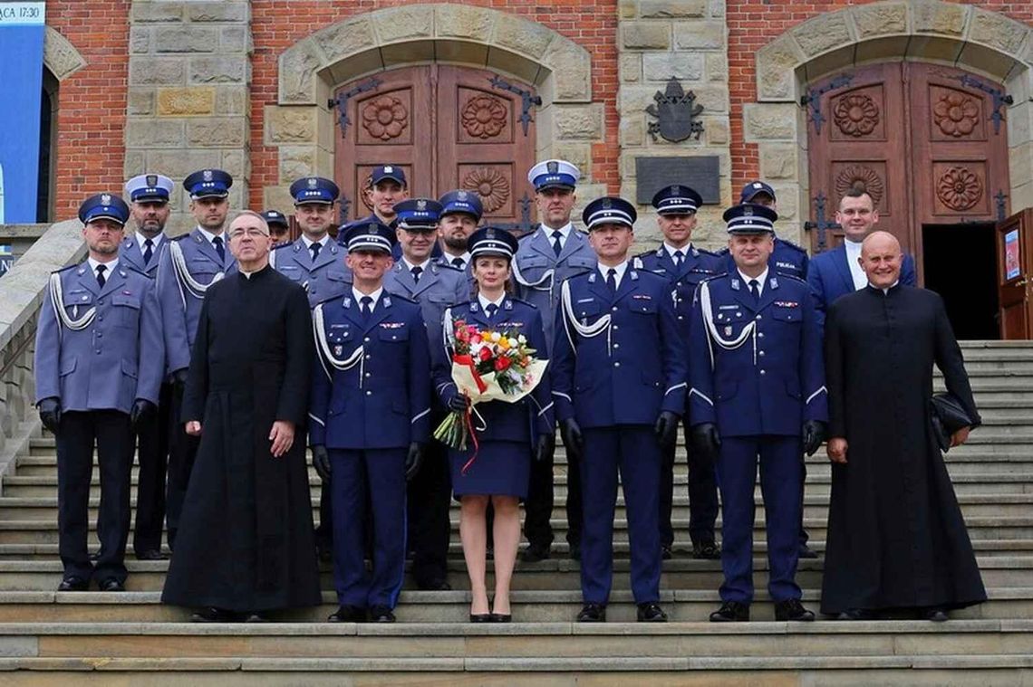 Uroczystości święta patrona Polskiej Policji w Miejscu Piastowym