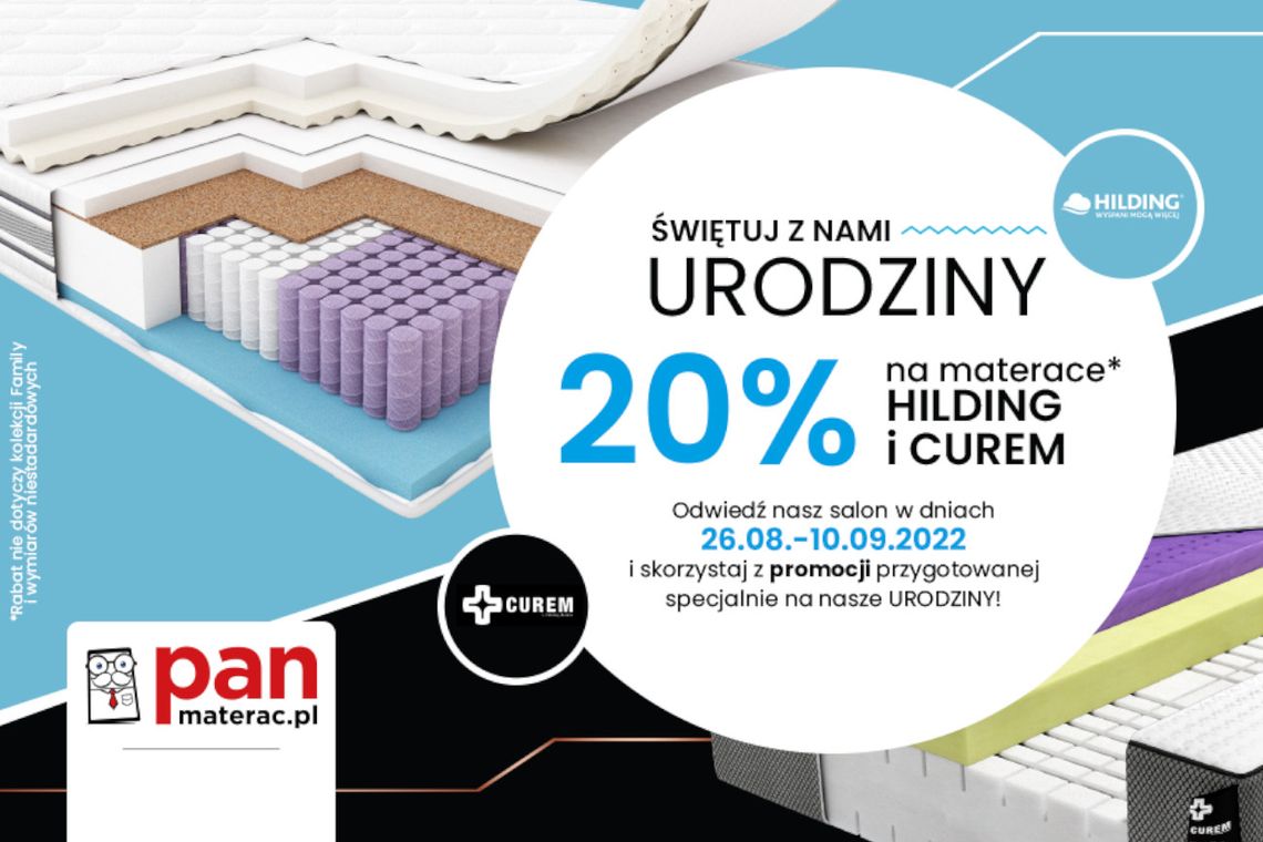 Urodziny salonu Pan Materac w Krośnie!