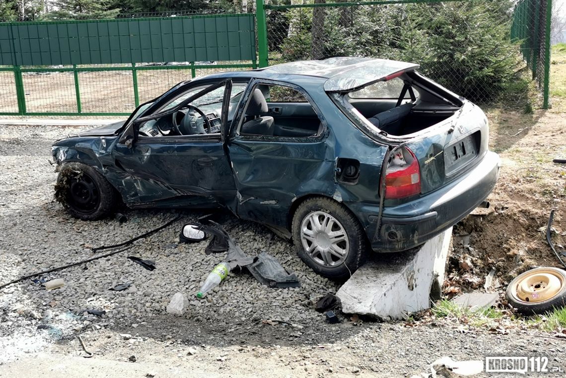 Ustalono kto kierował Hondą, która dachowała niedawno w Kombornii