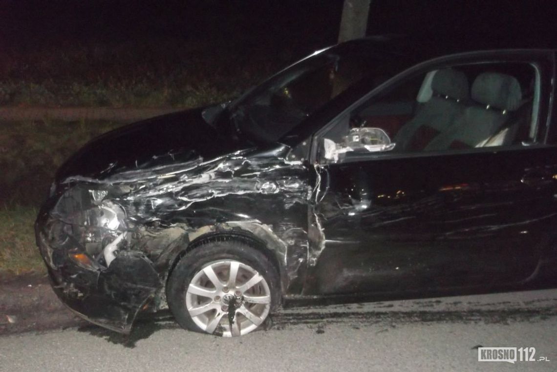 Weekendowa seria zdarzeń drogowych w Krośnie i okolicy