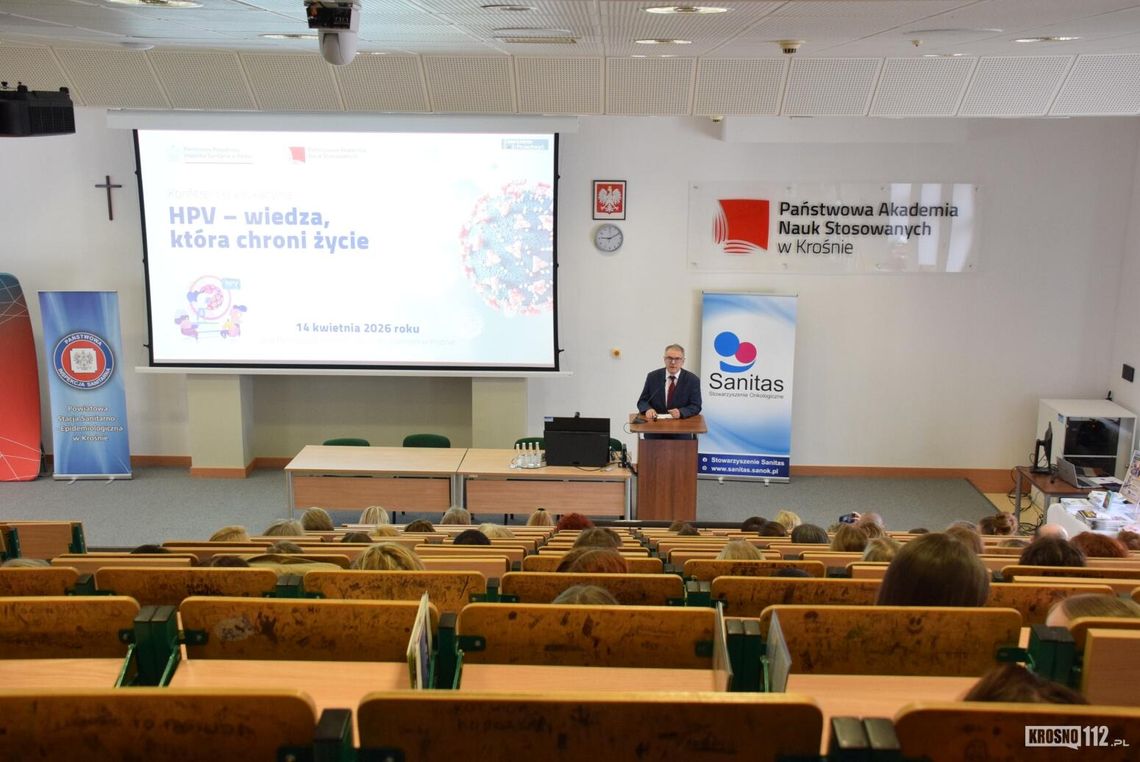 Wiedza kluczem do profilaktyki. Konferencja o HPV w krośnieńskiej uczelni