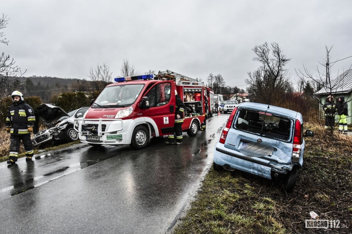 Wietrzno: Kolizja dwóch pojazdów