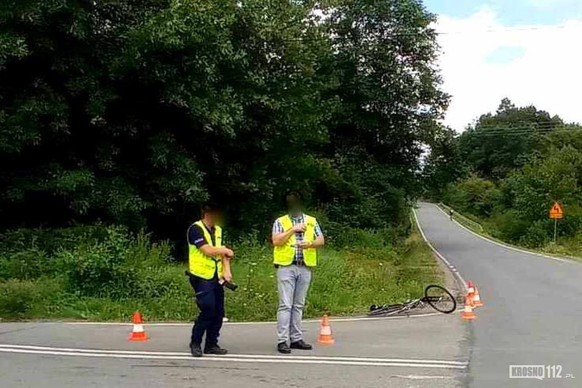 Wietrzno. Potrącenie rowerzysty [AKTUALIZACJA]