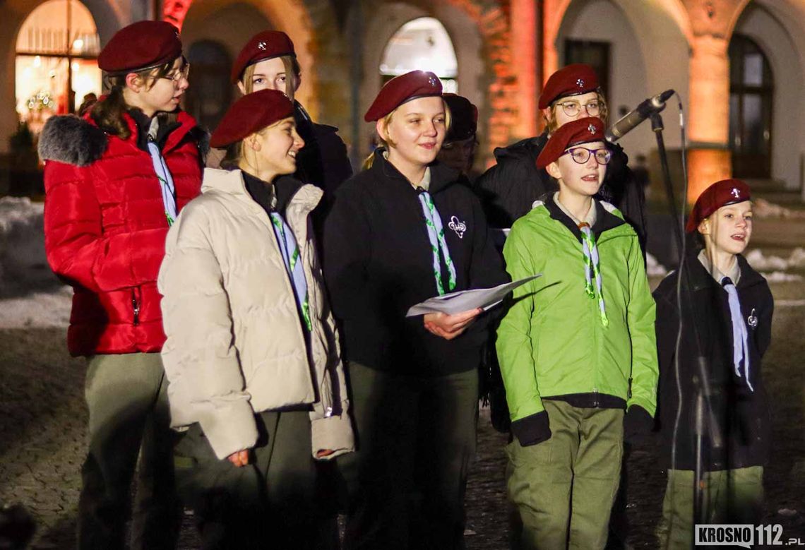 Spotkanie Wigilijne na Krośnieńskim Rynku. Zobacz zdjęcia