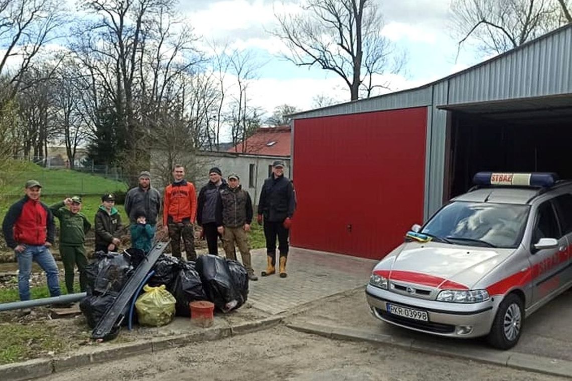 Wiosenna akcja sprzątania w gminie Rymanów