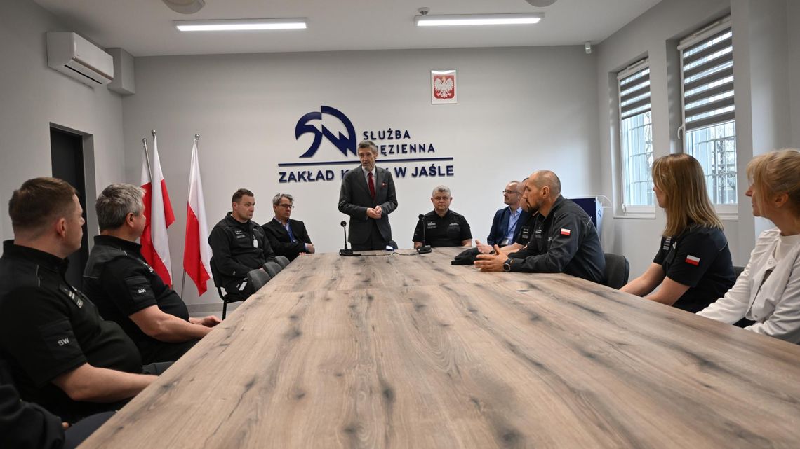 Wizyta przedstawicieli Sądu Okręgowego w Krośnie w Zakładzie Karnym w Jaśle