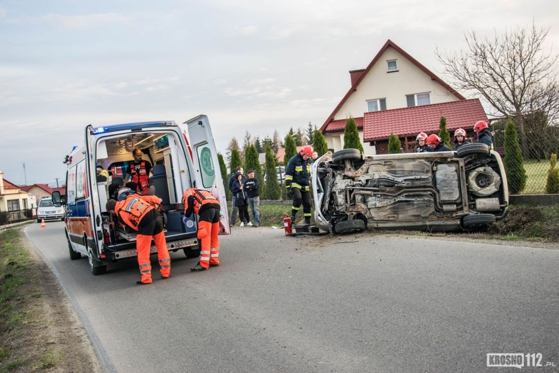 Wjechał do rowu. Kierowca był pijany