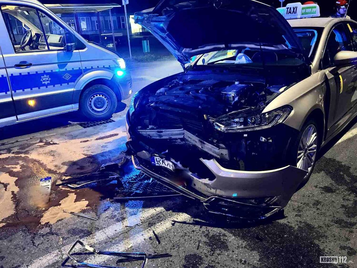 Wjechał w taksówkę i uciekł [AKTUALIZACJA: 20-latek zgłosił się na policję]