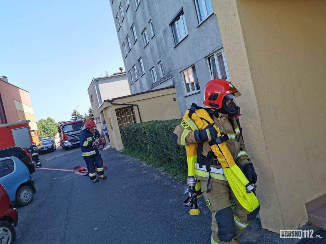 Włączył piekarnik i stopiły się uchwyty patelni. Interweniowali strażacy