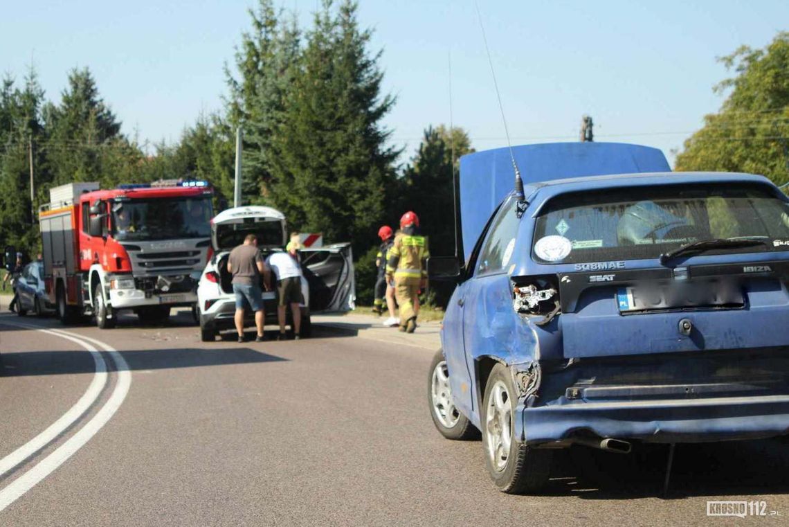 Wola Komborska. Seatem uderzył w toyotę