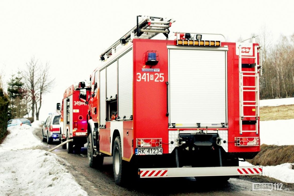 WOLA KOMBORSKA: Zadymienie w budynku. Interweniowali strażacy