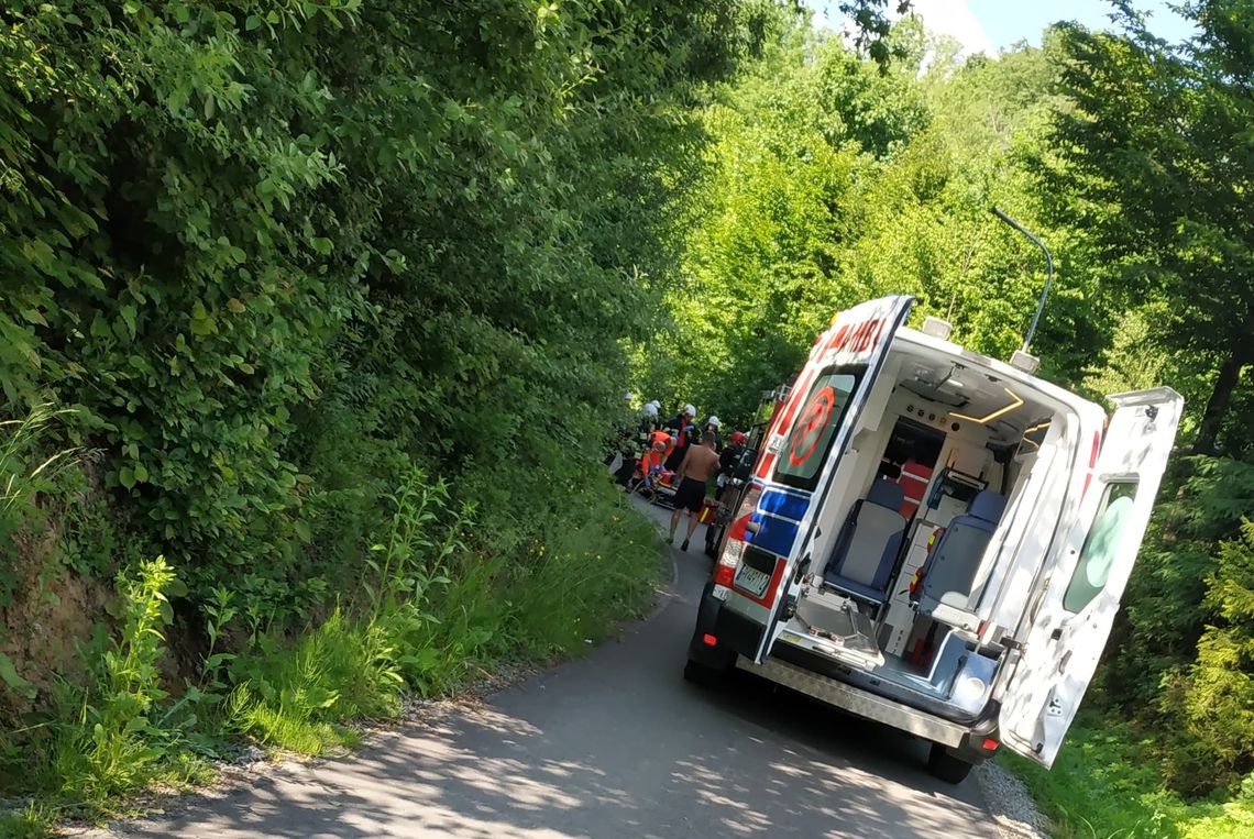 WOLA KOMBORSKA: Zderzenie dwóch rowerzystów