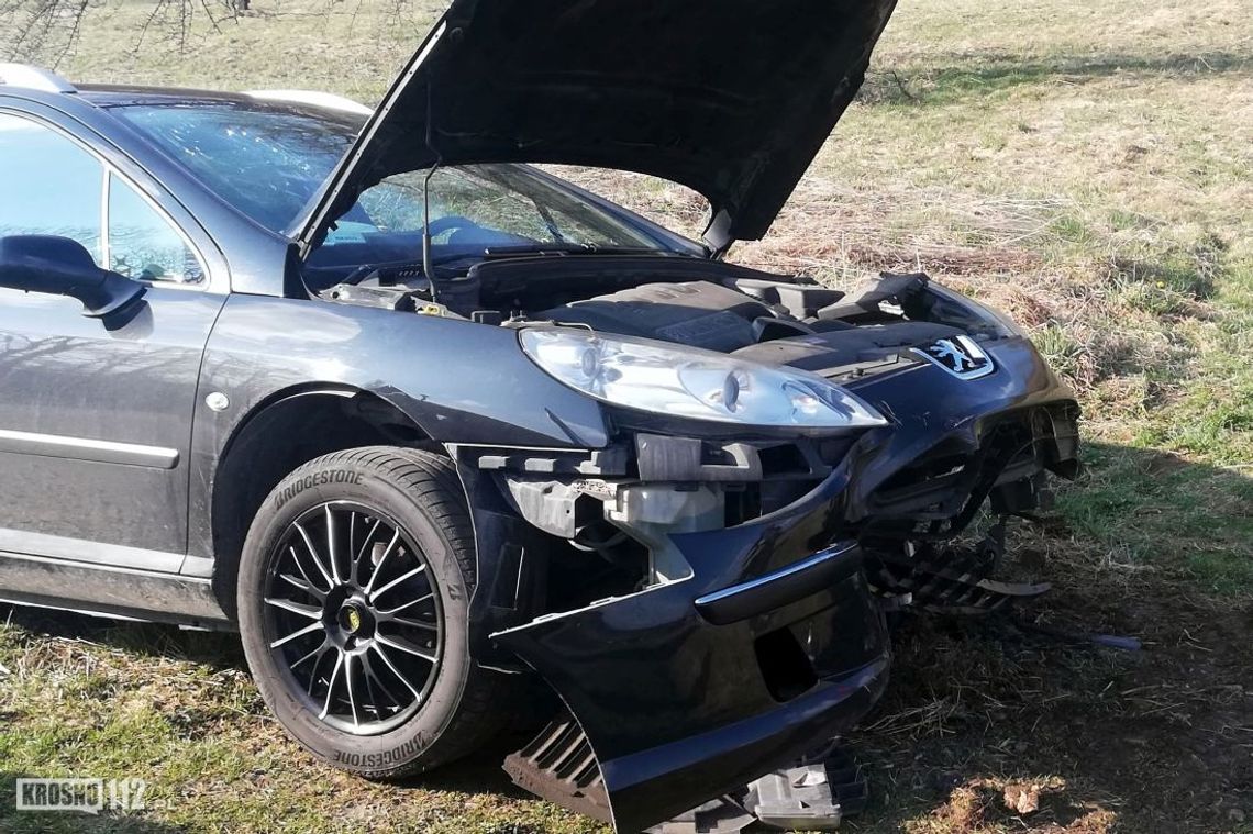 WOLA NIŻNA: Peugeot uderzył w mostek