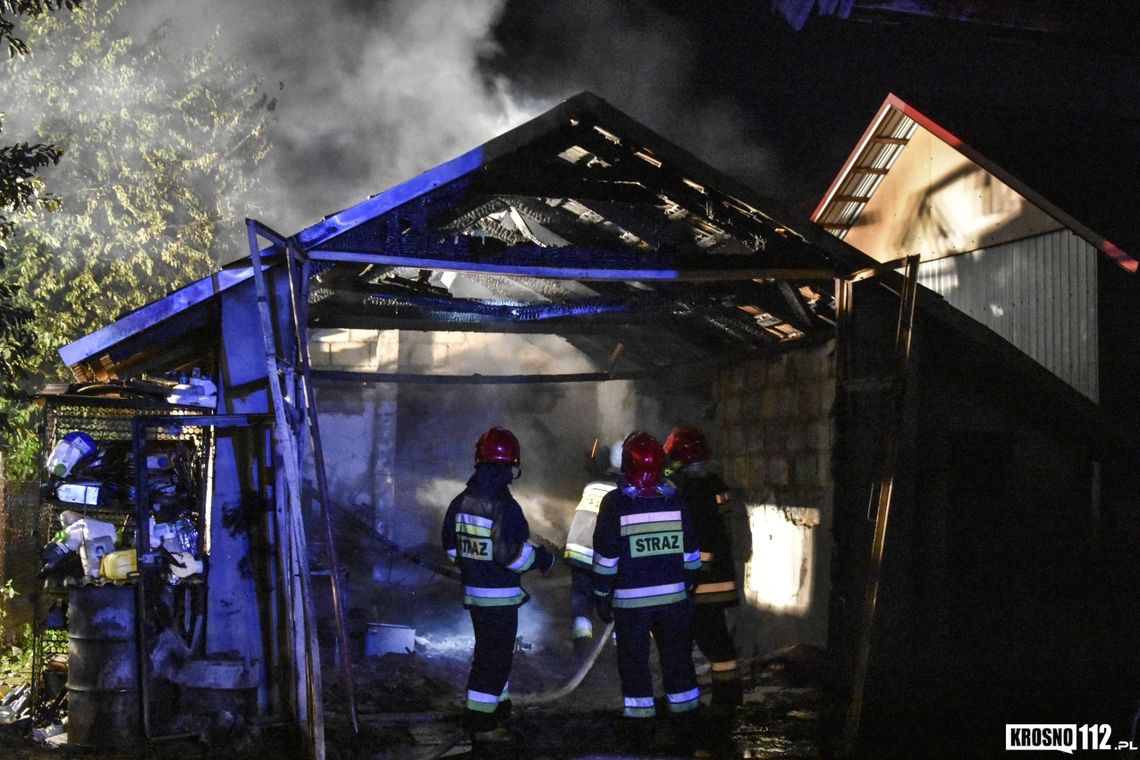 Wróblik Szlachecki: Nocny pożar warsztatu