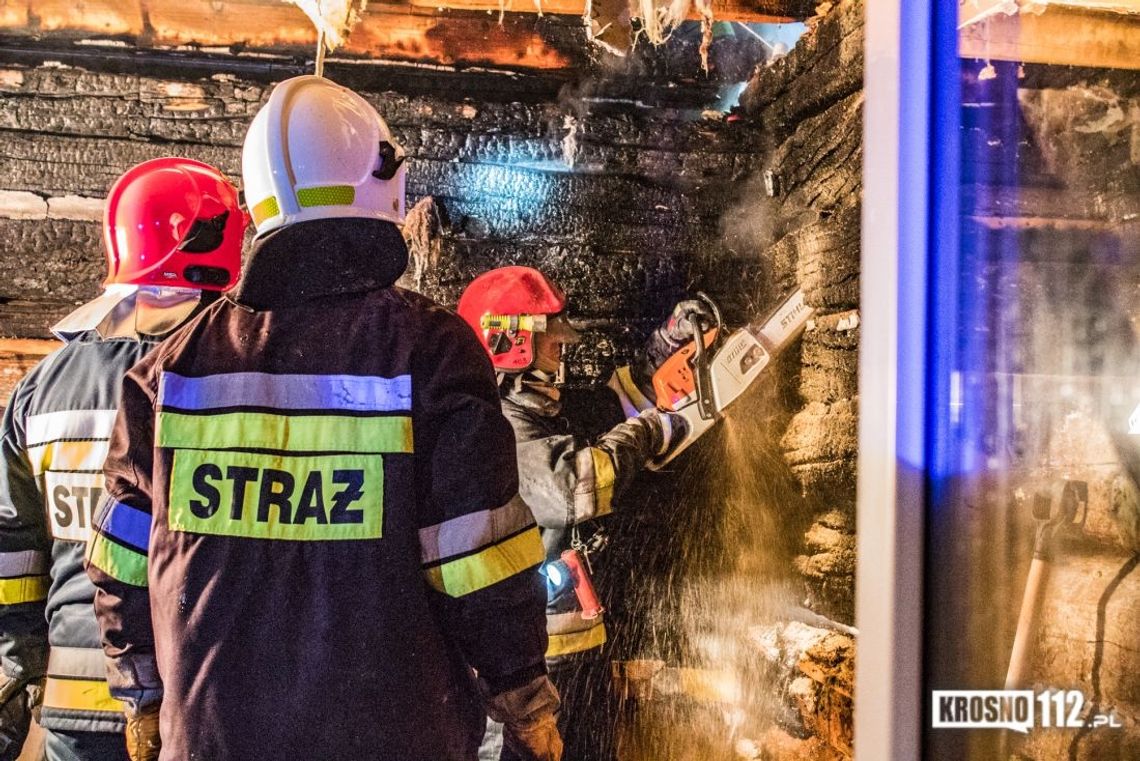 WRÓBLIK SZLACHECKI: Pożar strawił wnętrze domu