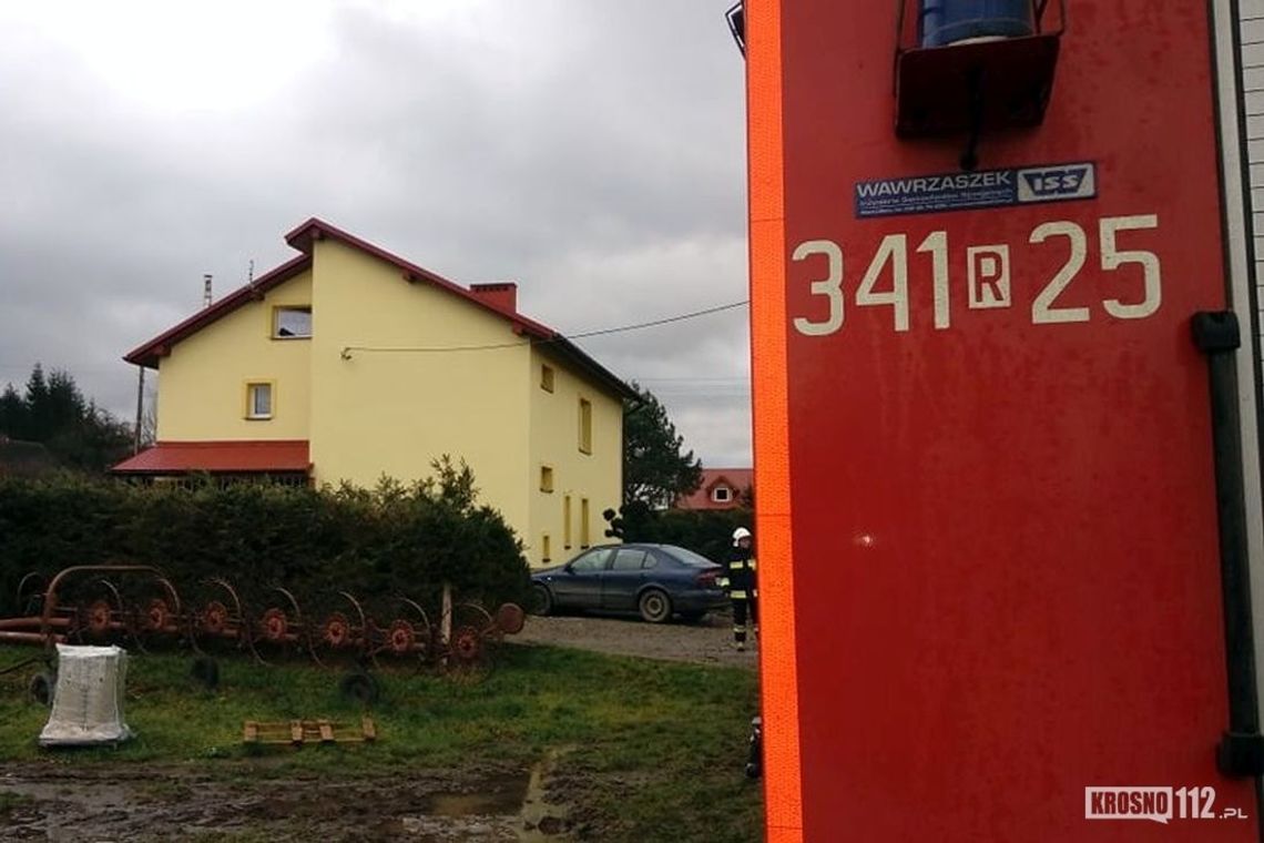 WRÓBLIK SZLACHECKI: Pożar w budynku mieszkalnym