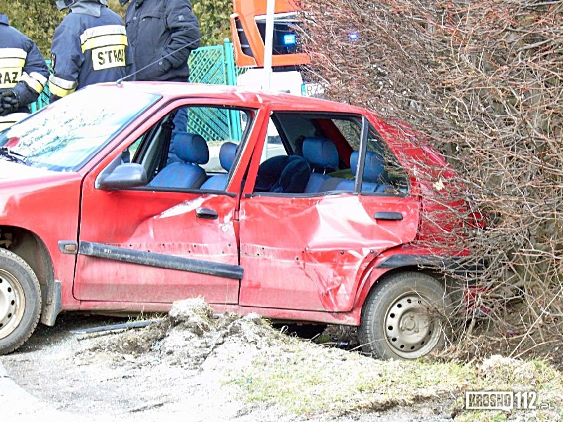 Wrocanka: Zderzenie samochodów na skrzyżowaniu