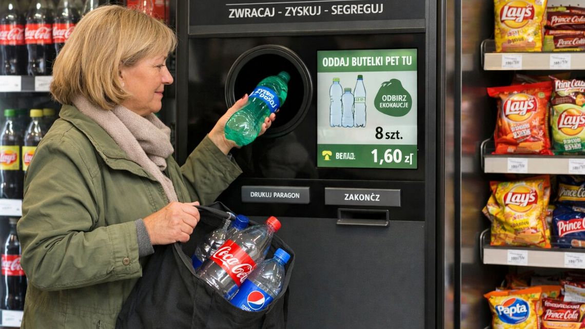 Wrzucają do butelkomatów po kilkaset opakowań. Zwroty kaucji robią wrażenie Wrzucają do butelkomatów po kilkaset opakowań. Zwroty kaucji robią wrażenie