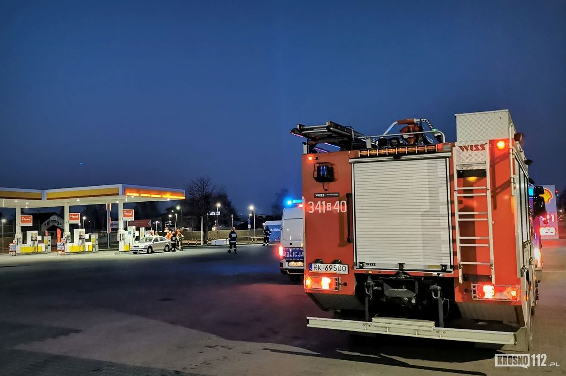 ? Wyciek gazu na jednej ze stacji paliw przy Zręcińskiej [Komentarz: Shell]