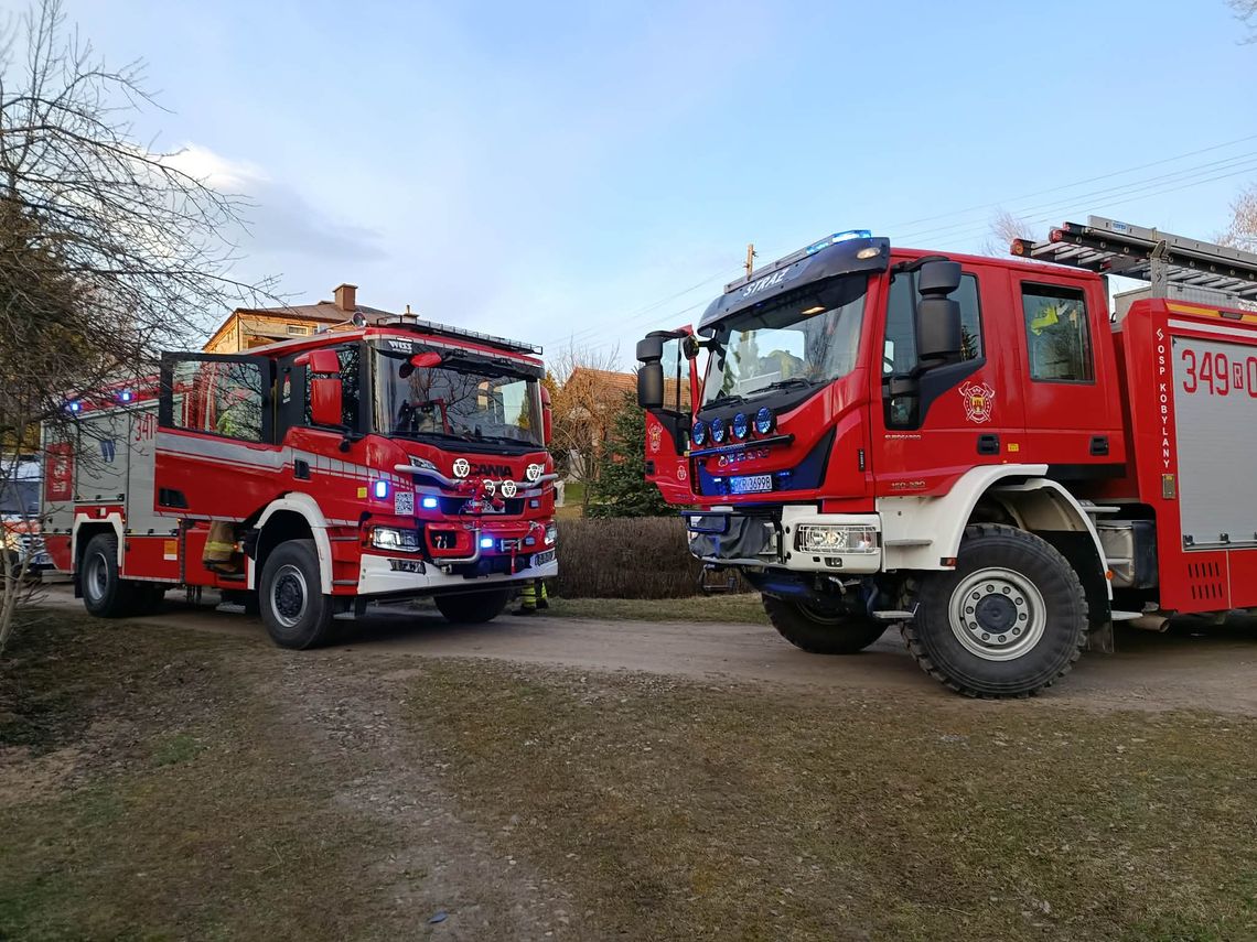 Wyczuwalny zapach gazu na terenie jednego z domostw w Poraju