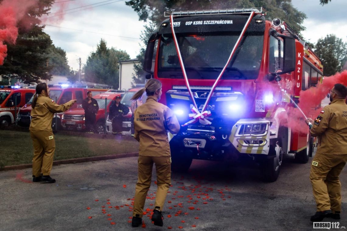 Wymiana pokoleniowa MANów w OSP Szczepańcowa [ZDJĘCIA]