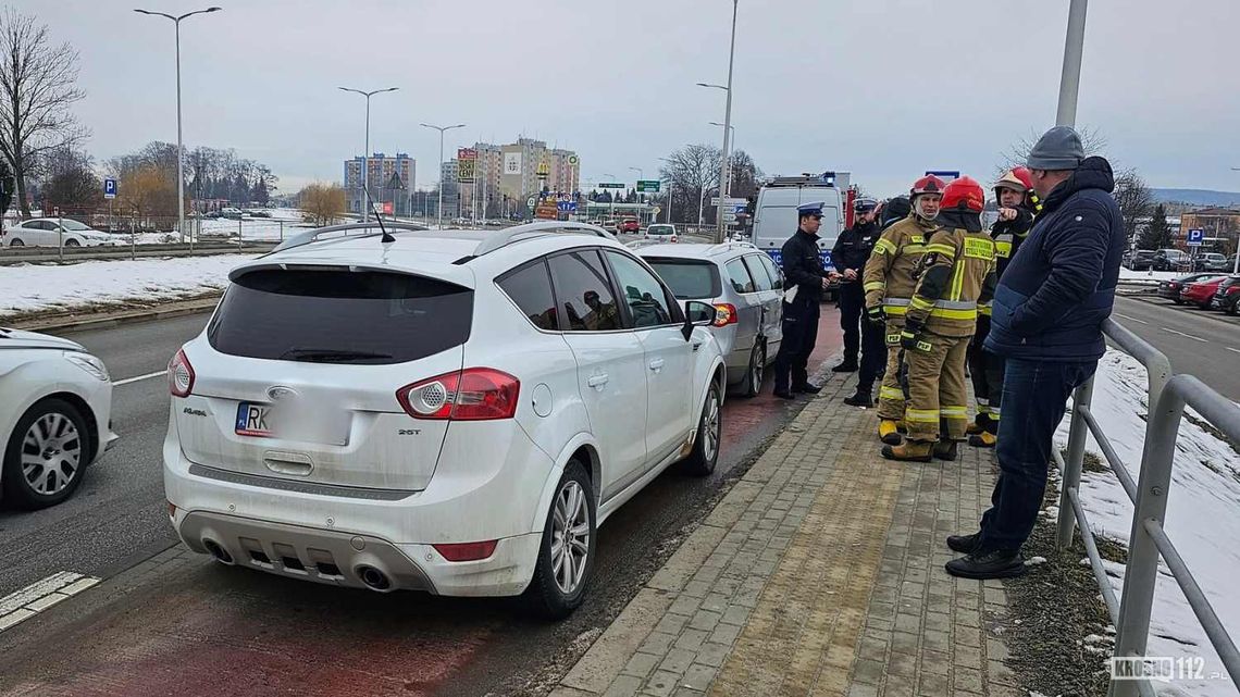 Kolizja na Bieszczadzkiej w ciągu DK28