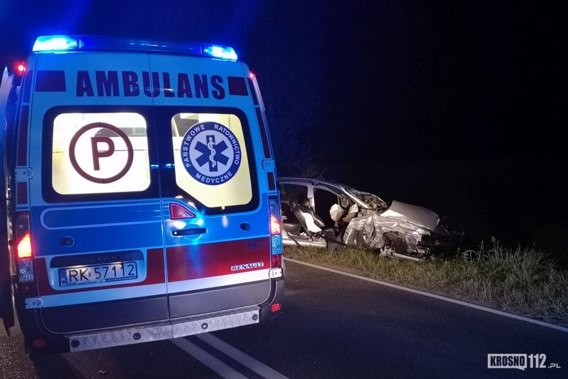 Wypadek na styku powiatów. Nie żyje 21-letnia kobieta