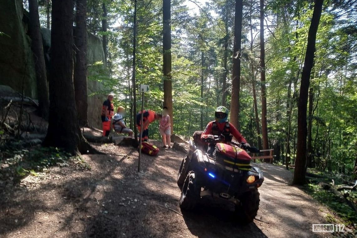 Wypadek na terenie Rezerwatu Prządki. Na pomoc ruszyli też ratownicy GOPR Bieszczady