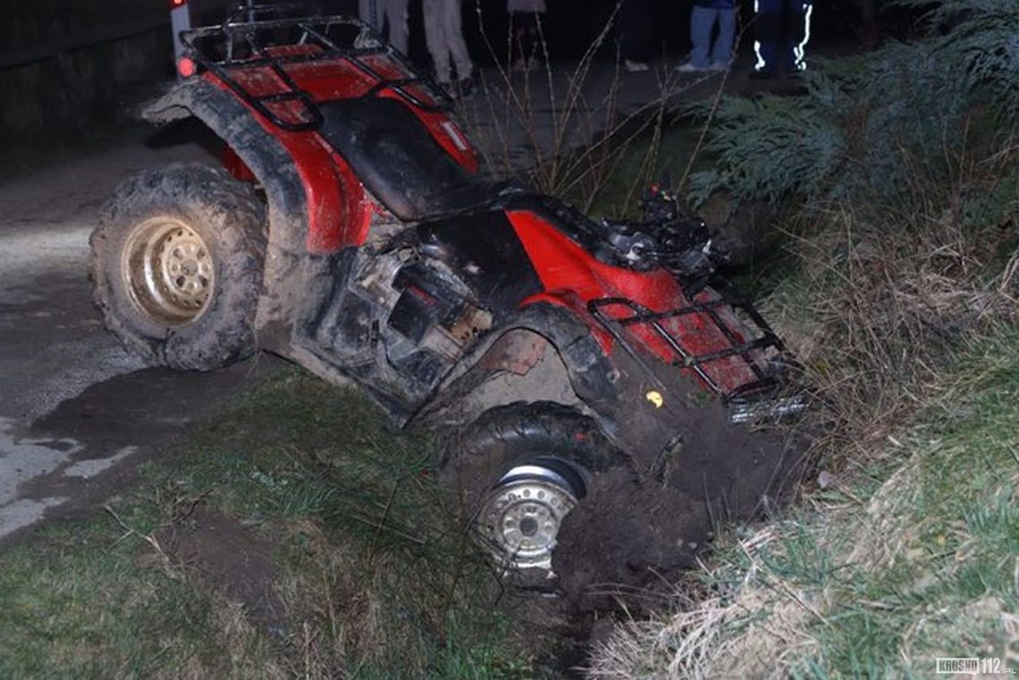 Wypadek quada w Posadzie Górnej. Pomocy wymagało dwóch mężczyzn [AKTUALIZACJA]