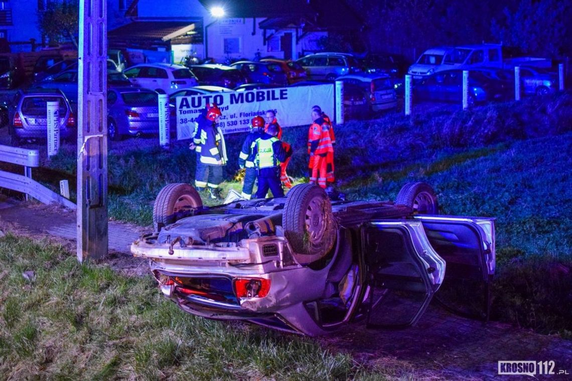 Wypadek w Iwoniczu: Areszt dla kierowcy. Pasażer nadal w ciężkim stanie