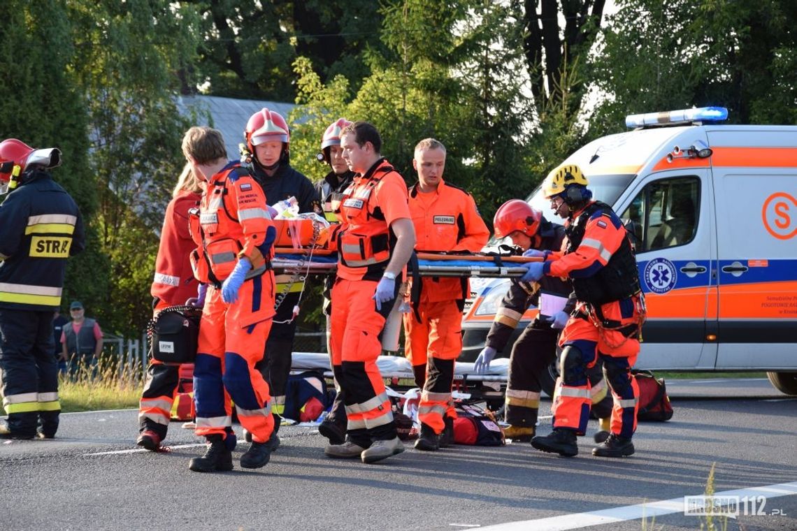 Wypadek w Iwoniczu. Stan dziecka poważny, ale stabilny