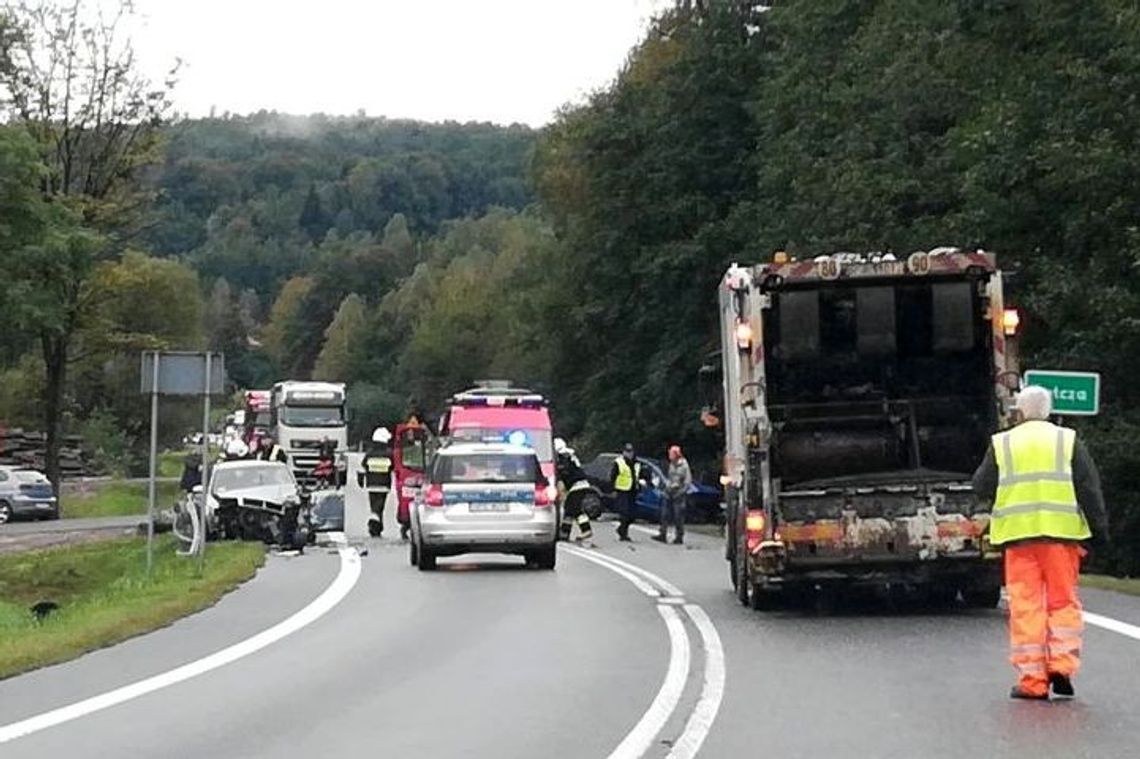 Wypadek w Lutczy. DK19 zablokowana Wypadek w Lutczy. DK19 zablokowana
