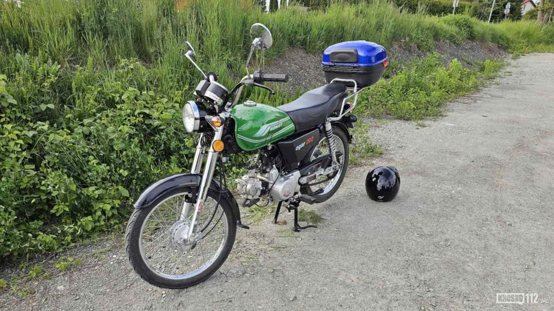 Wypadek w Świerzowej Polskiej. Motorowerzysta zderzył się z sarną