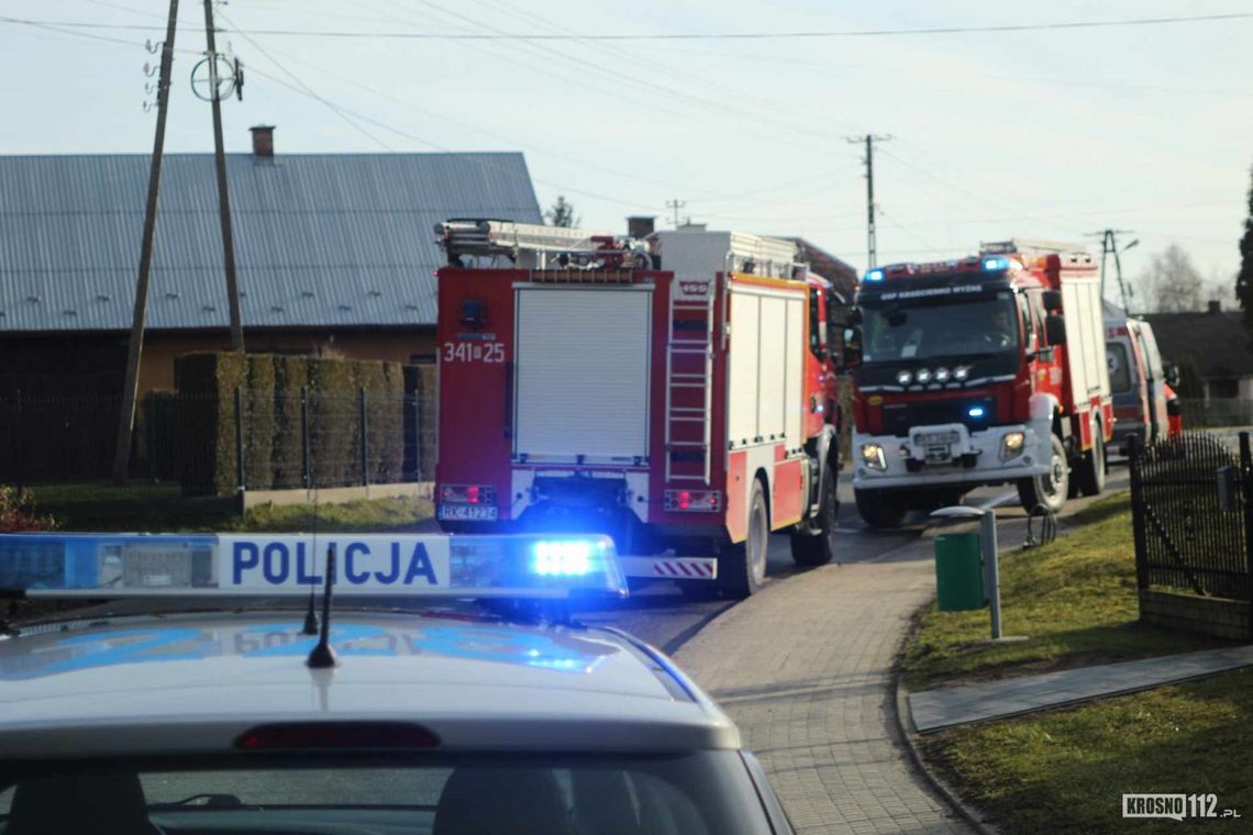 Zadymienie w budynku przy Południowej w Krościenku Wyżnym